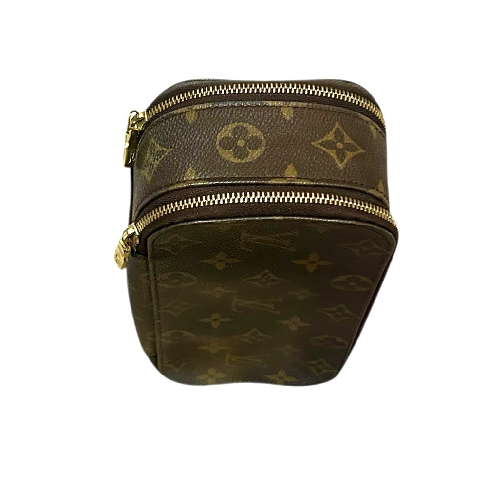 Louis Vuitton Monogram Trousse Brush LV Canvas Logo PM Travel Cosmetic Case Bag - Picture 9 of 15